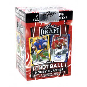 2022 Leaf Draft Football Hobby Blaster Box